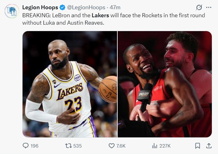  NBA季后赛首轮对阵深度解析：湖人困境与赔率玄机 体育新闻 NBA季后赛首轮对阵深度解析：湖人困境与赔率玄机 体育新闻