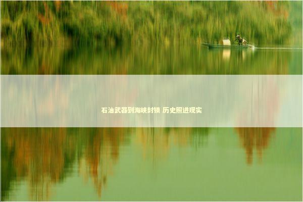 石油武器到海峡封锁 历史照进现实
