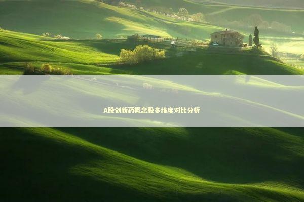 A股创新药概念股多维度对比分析