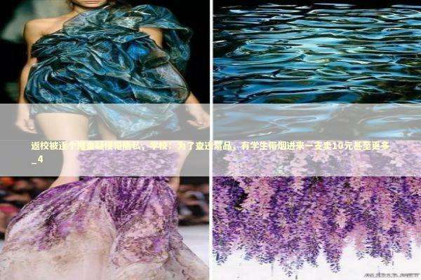 返校被逐个搜查疑侵犯隐私，学校：为了查违禁品，有学生带烟进来一支卖10元甚至更多_4