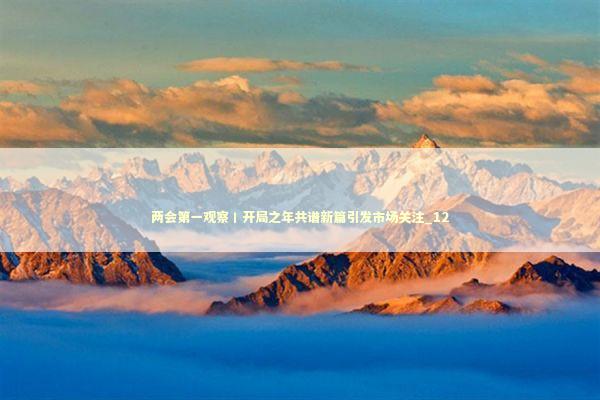两会第一观察丨开局之年共谱新篇引发市场关注_12